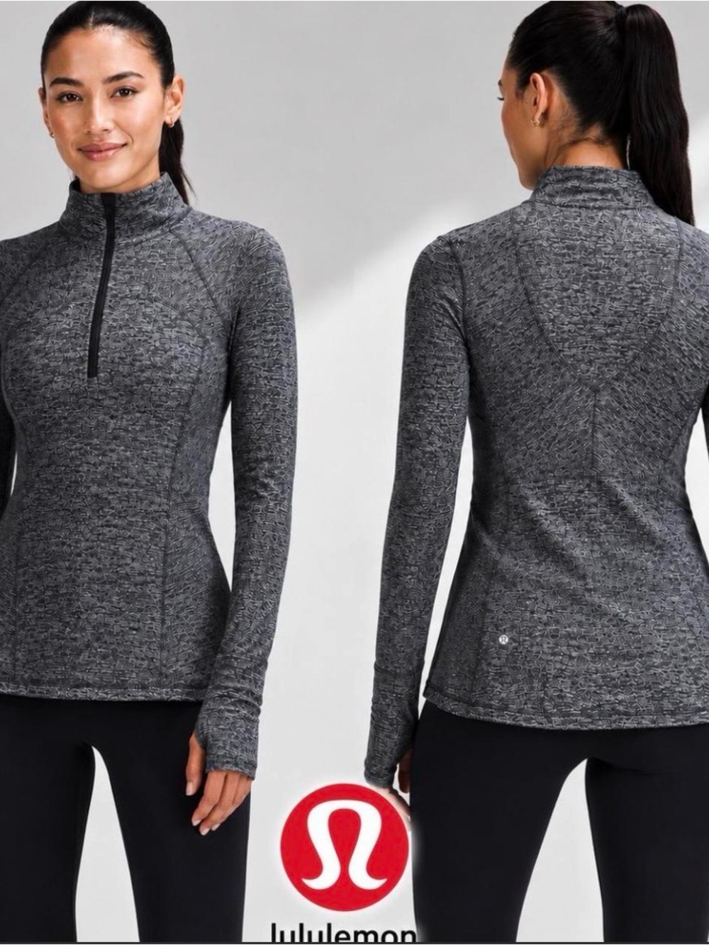 Lululemon Rush Hour 1/2 Zip Pullover Running Top Size 8 EUC